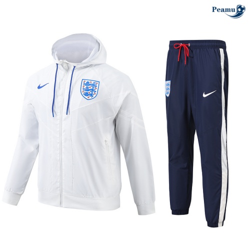 Loja Windrunner Fato de Treino Inglaterra Branco 2024-2025