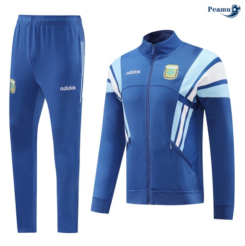 Novo Casaco de Fato de Treino Argentina Azul 2024-2025
