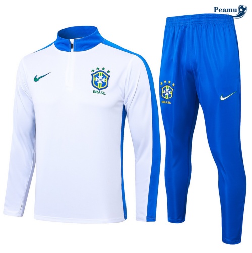 Novo Fato de Treino Brasil Branco 2024-2025