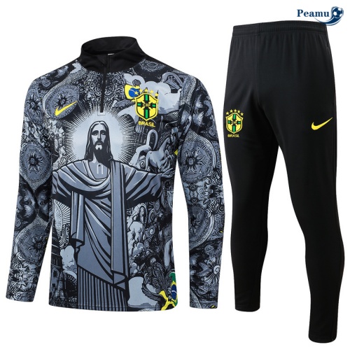 Vender Fato de Treino Brasil preto 2024-2025