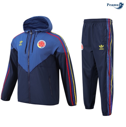 Novas Windrunner Fato de Treino Colombia Azul 2024-2025