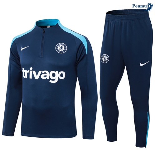 Criar Fato de Treino Chelsea azul marinho 2024-2025