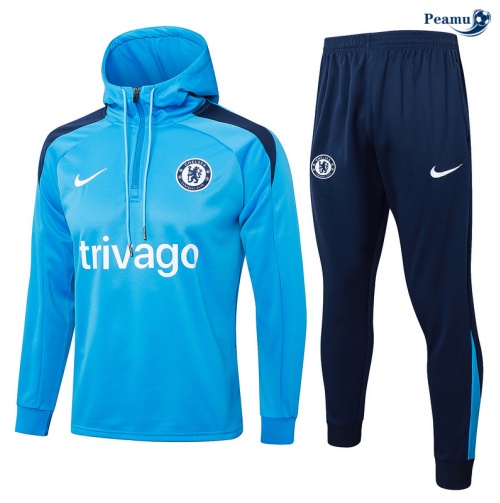 Loja Fato de Treino Sweat de Fato de Treino Chelsea Azul 2024-2025