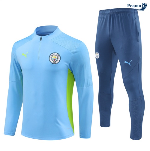 Novo Fato de Treino Manchester City Azul clair 2024-2025