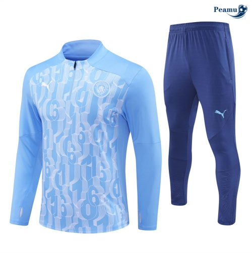 Novos Fato de Treino Manchester City Azul clair 2024-2025