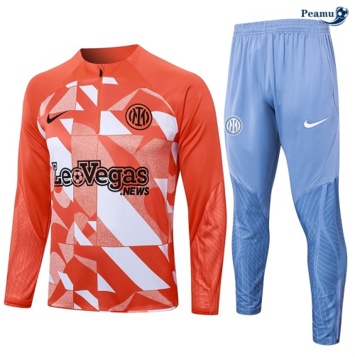 Criar Fato de Treino Inter Milan cor laranja 2024-2025