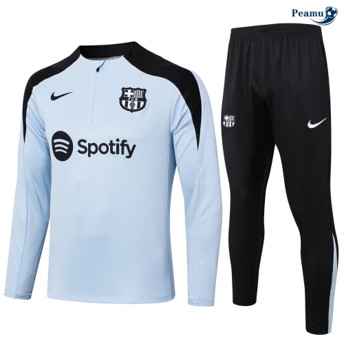 Venda Fato de Treino Barcelona Criancas Azul clair 2024-2025