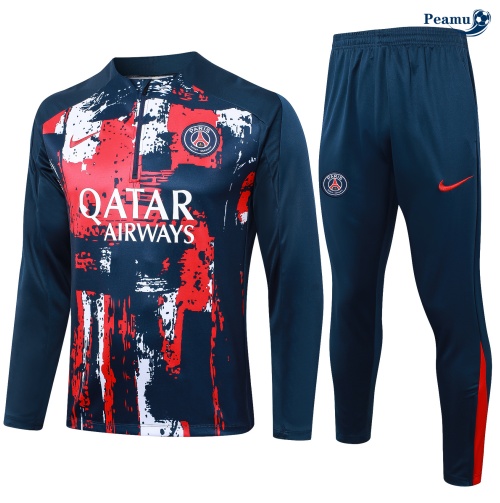 Desconto Fato de Treino PSG Criancas azul marinho 2024-2025