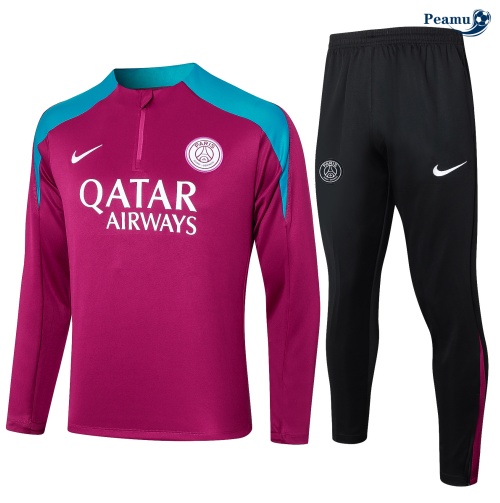 Novos Fato de Treino PSG Criancas Roxo 2024-2025