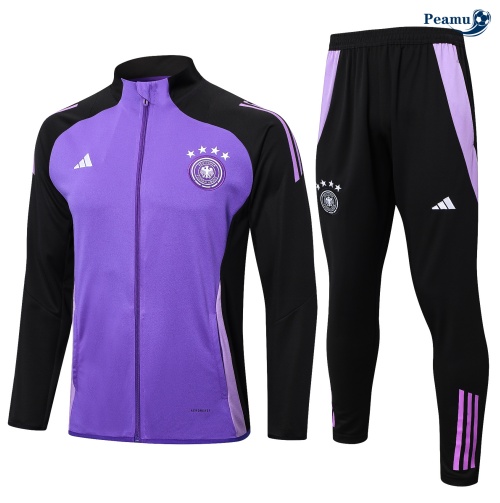 Desconto Casaco de Fato de Treino Alemanha Criancas Roxo 2024-2025