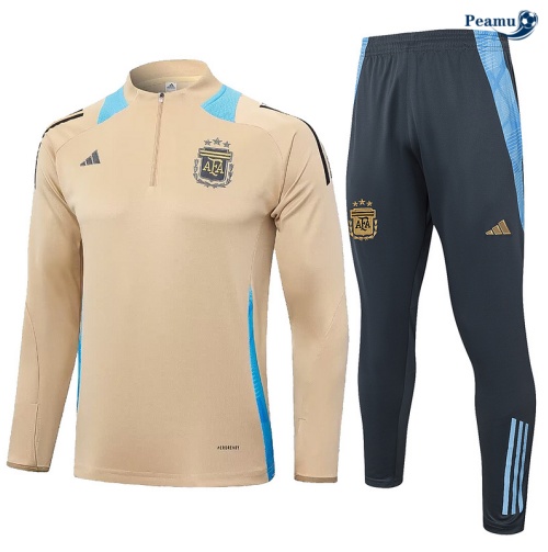 Criar Fato de Treino Argentina Criancas amarelo 2024-2025