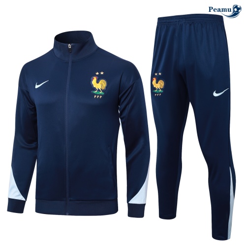 Oferta Casaco de Fato de Treino França Criancas azul marinho 2024-2025