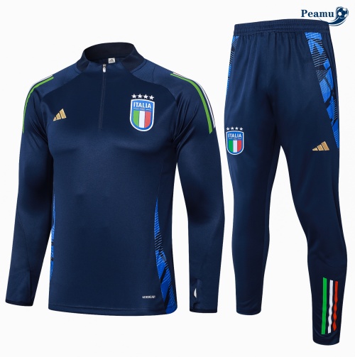 Novo Fato de Treino Italia Criancas azul marinho 2024-2025