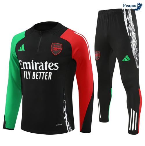 Loja Fato de Treino Arsenal Criancas preto 2024-2025