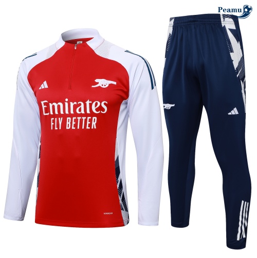 Criar Fato de Treino Arsenal Criancas vermelho 2024-2025