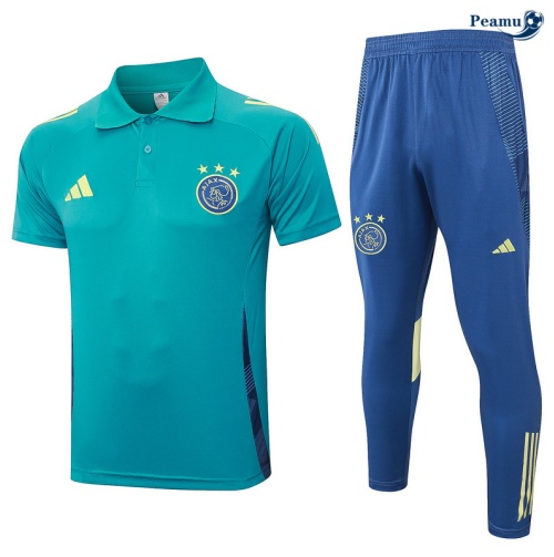 Vender Camisola Futebol Ajax Polo + Calças Azul 2024-2025
