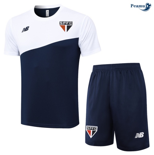 Vender Camisola Futebol Sao Paulo + Calções Azul 2024-2025