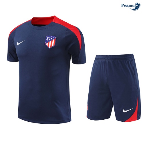 Novos Camisola Futebol Atletico Madrid + Calções azul marinho 2024-2025