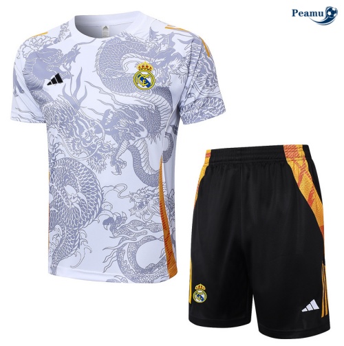 Loja Camisola Futebol Real Madrid + Calções Branco 2024-2025