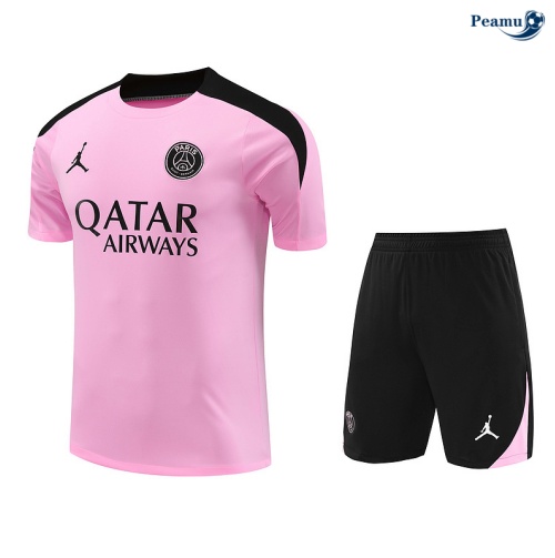 Oferta Camisola Futebol PSG + Calções rosa 2024-2025