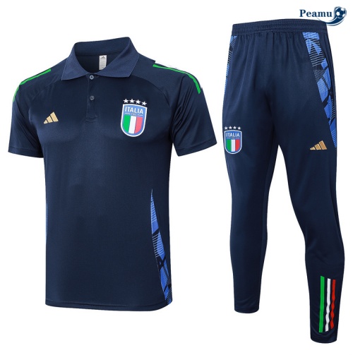 Comprar Camisola Futebol Italia Polo + Calças azul marinho 2024-2025