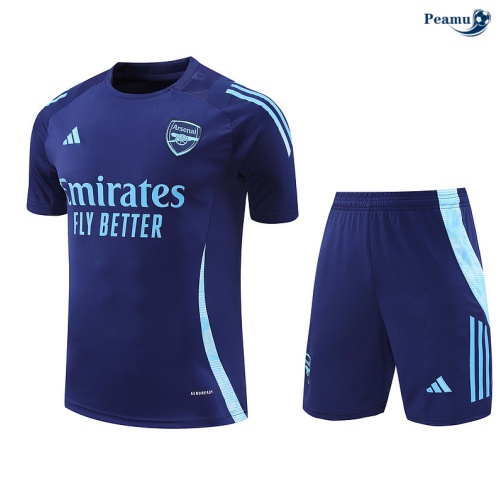Desconto Camisola Futebol Arsenal + Calções azul marinho 2024-2025