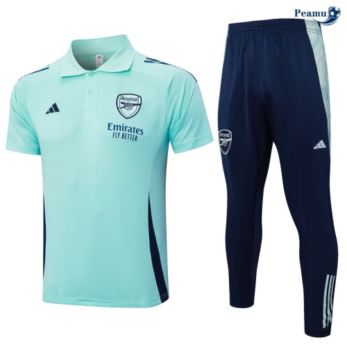 Loja Camisola Futebol Arsenal Polo + Calças verde 2024-2025