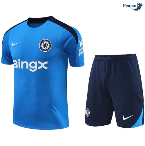 Venda Camisola Futebol Chelsea + Calções Azul 2024-2025