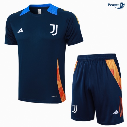Desconto Camisola Futebol Juventus + Calções azul marinho 2024-2025