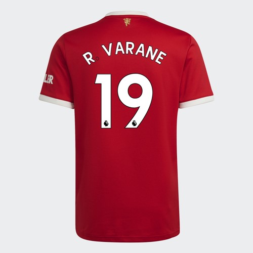 Camisola Futebol Manchester United Principal Equipamento 2021-2022 R. VARANE