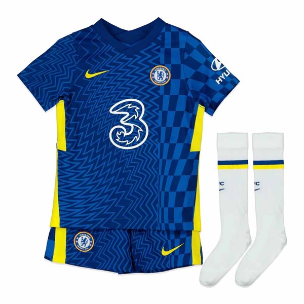 Camisola Futebol Chelsea Crianças Principal Equipamento 2021-2022